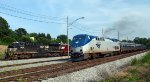 Amtrak Regional 66 and the loco on the NS research and test train